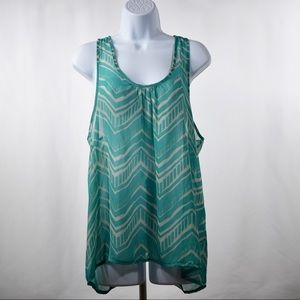 Papermoon / Stitch Fix Racerback Sheer Tank